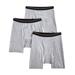 Blair Men's Knit Boxer Briefs 3-Pack - Grey - XL