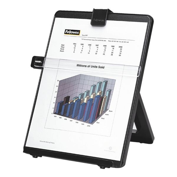 Fellowes Konzepthalter »Workstation« schwarz, 25.71x34.92x3.49 cm Image
