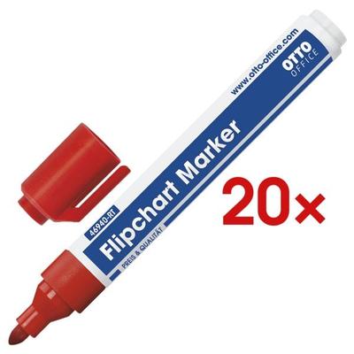 OTTO Office 20x Flipchart Marker rot Image