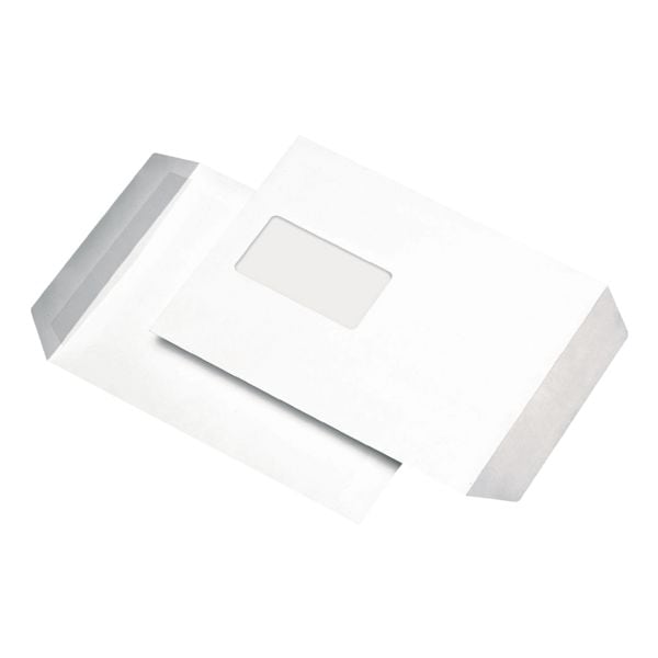 OTTO Office 100 Versandtaschen C5 mit Fenster weiß, 22.9x16.2 cm