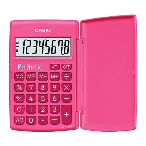 Taschenrechner »Petite FX« pink, CASIO, 7.5x1.07x12 cm