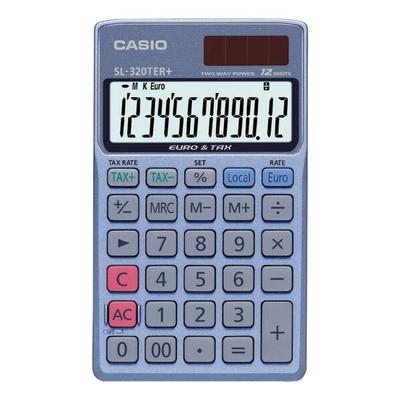 CASIO Taschenrechner »SL-320TER+« grau, 7x0.8x11.9 cm