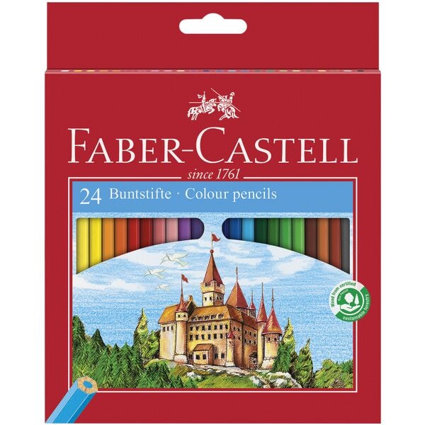 Faber-Castell (Schule) 24er-Pack Buntstifte »Castle« braun Image