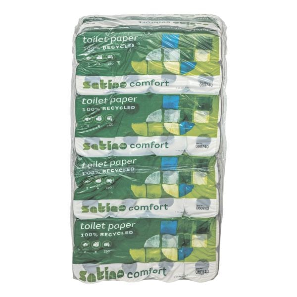 satino comfort Toilettenpapier 2-lagig - 64 Rollen weiß Image