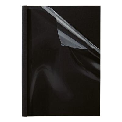 OTTO Office Thermobindemappen bis 15 Blatt Leinenstruktur schwarz, 21.15x29.7 cm Image