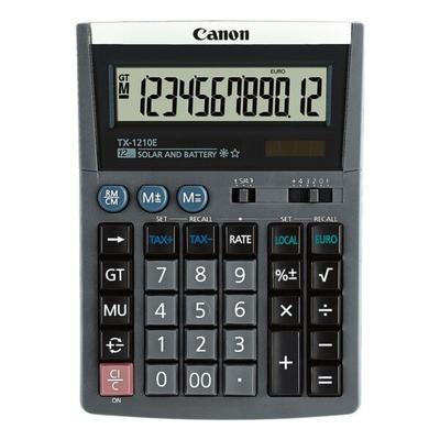 Taschenrechner »TX-1210 E« schwarz, Canon, 12.6x3x17.5 cm