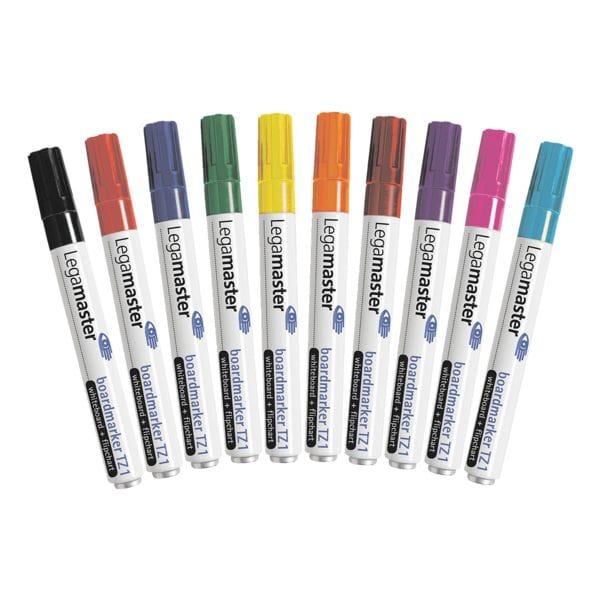 Legamaster 10er-Pack Whiteboard-Marker »TZ 1« grau Image