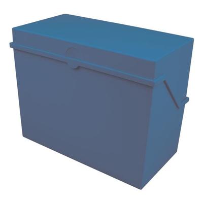 helit Karteikasten A7 quer »the index H62147« blau, 12x9.4x7.3 cm