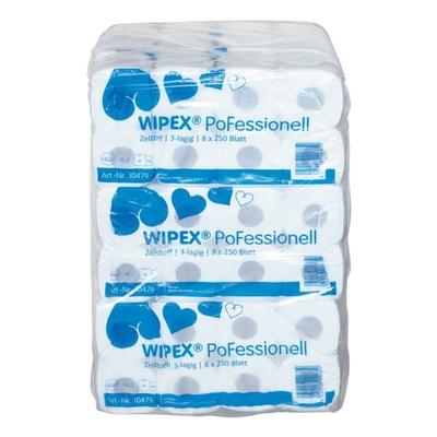 WIPEX Toilettenpapier 3-lagig - 72 Rollen weiß