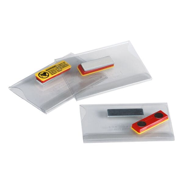 Durable Namensschilder 90x54 mm 811719 transparent, 9x5.4 cm Image