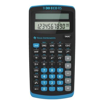Schulrechner »TI-30 eco RS« schwarz, Texas Instruments, 7.6x15x2 cm