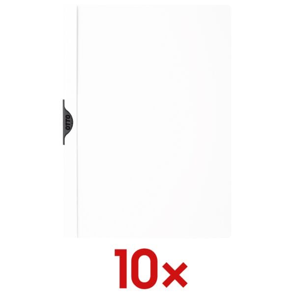 OTTO Office 10x Klemmhefter weiß, 22x30.8 cm