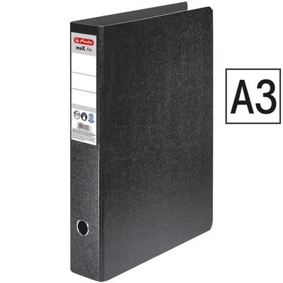 Herlitz Ordner schwarz, 7.5x45x36 cm