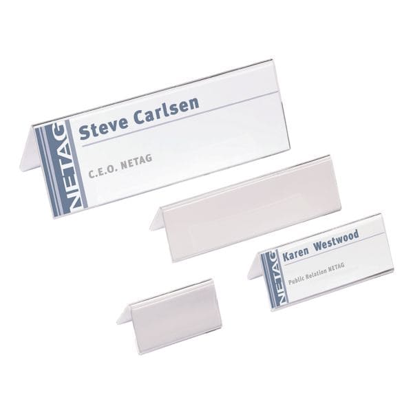 Durable Tischaufsteller 6,1 x 15 cm transparent, 15x6.1 cm