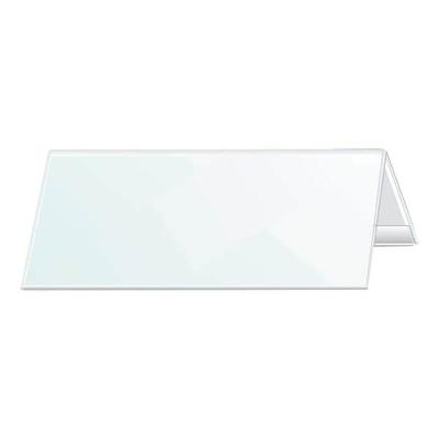 Tischaufsteller 10,5 x 29,7 cm transparent, Durable, 29.7x10.5 cm