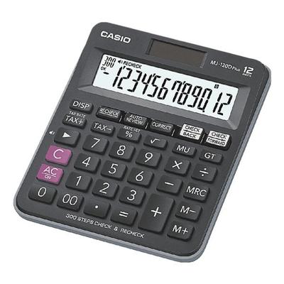 CASIO Tischrechner »MJ-120DPLUS« schwarz, 12.65x2.86x14.8 cm