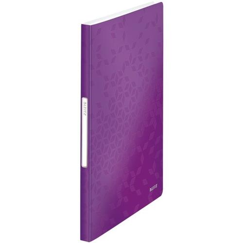 Präsentations-Sichtbuch »WOW 4632« 40 Hüllen violett, Leitz, 23.1×31 cm