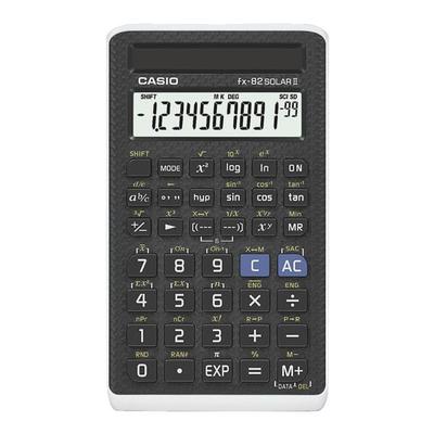 CASIO Schulrechner »FX-82 Solar II« schwarz, 7.1x0.9x12.2 cm Image