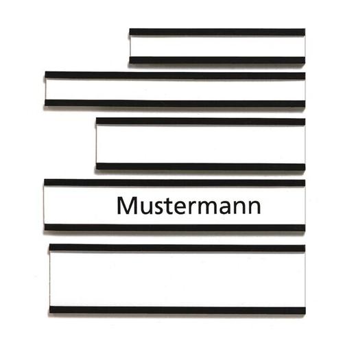 Namensschilder / Fenstermagnete »C124G« braun, Franken, 5×1.5 cm