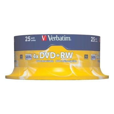 DVD-Rohlinge »DVD+RW« 25er-Spindel silber, Verbatim