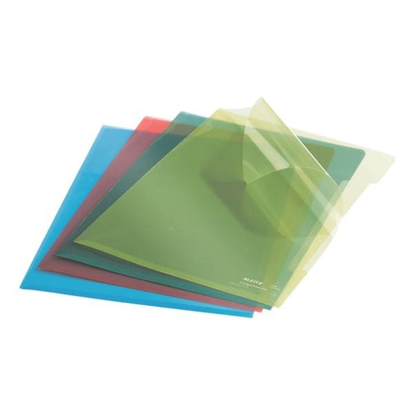 Leitz 100er-Pack farbige Sichthüllen »Premium 4153« (4 Farben) mehrfarbig, 22x31.5 cm Image