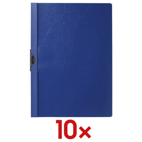 OTTO Office 10x Klemmhefter blau, 22x30.8 cm