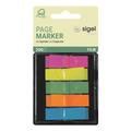 Haftmarker »Z-Marker« HN489 45 x 12 mm, im Spender transparent, Sigel, 4.5x1.2 cm