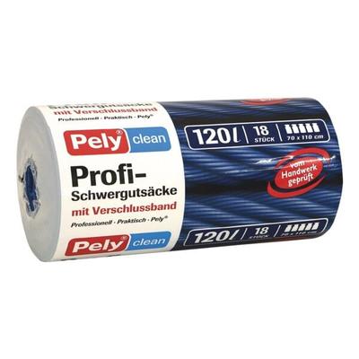Pely 18 Schwerlast-Müllsäcke 120 L blau blau, 70x110 cm