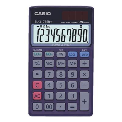 CASIO Taschenrechner »SL-310TER+« blau, 11.85x0.8x7 cm