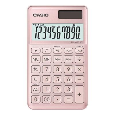 Taschenrechner »SL-1000SC« pink, CASIO, 7.1x0.9x12 cm