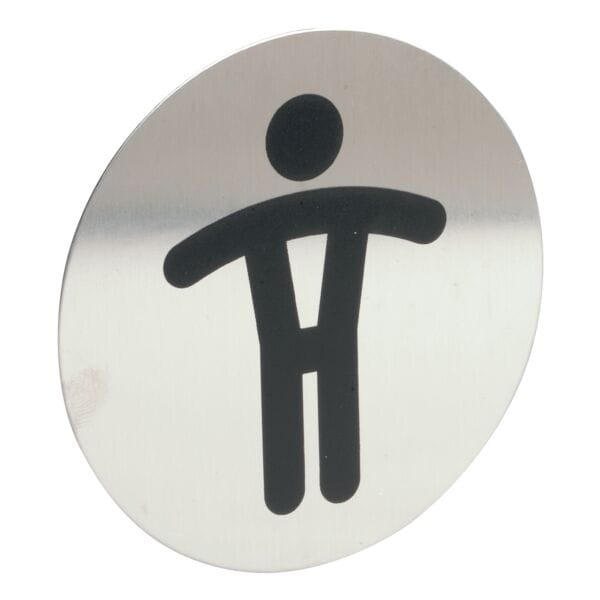 Durable Piktogramm »WC Herren 490523« grau, 8.3 cm Image