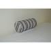 Highland Dunes Fruitland Sundown Agora Indoor/Outdoor Bolster Pillow Polyester/Polyfill/Acrylic in Gray | 5 H x 11 W x 5 D in | Wayfair