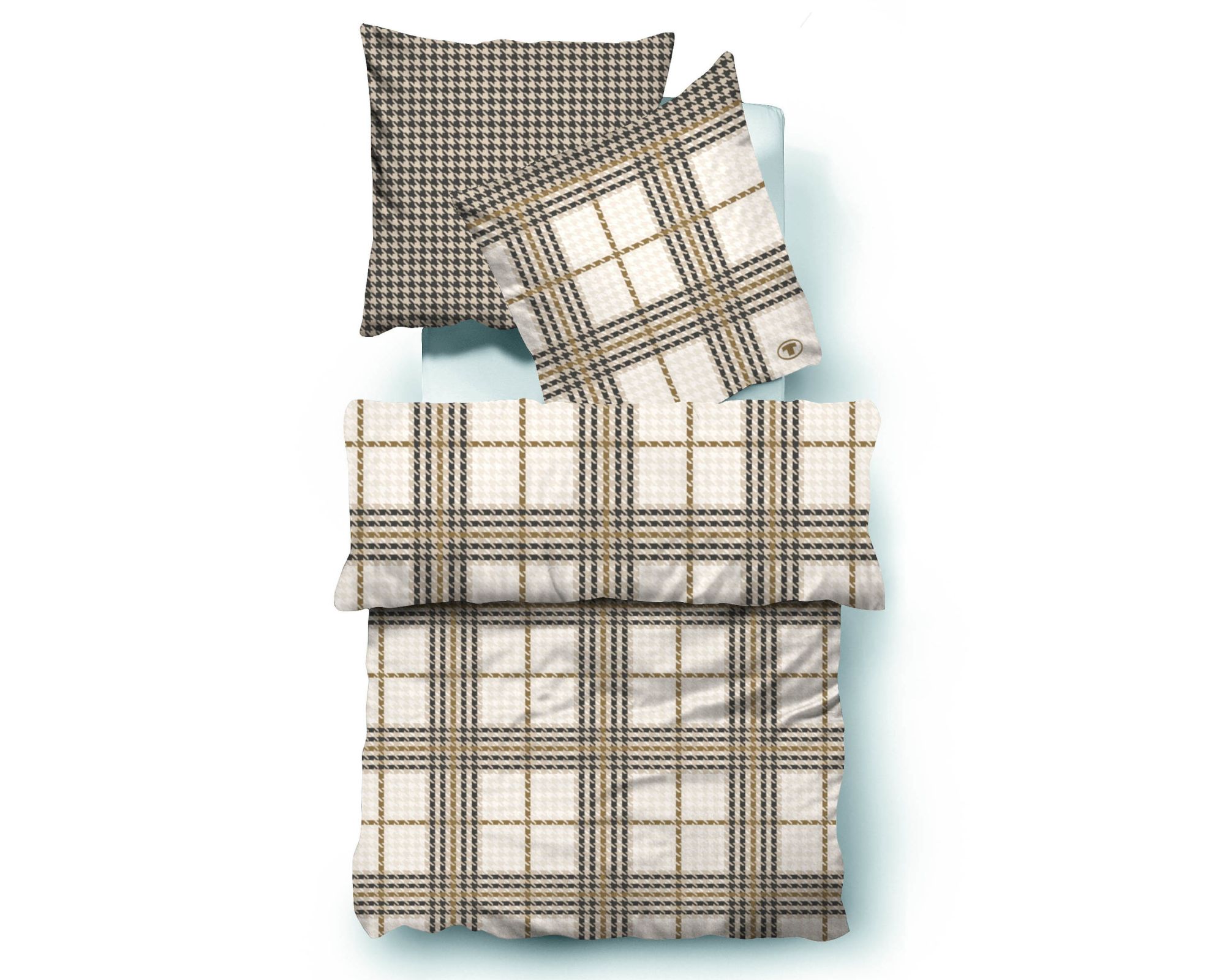 Tom-Tailor Satin Bettwäsche 69417 Fb. 826 155x220 cm / 80x80 cm