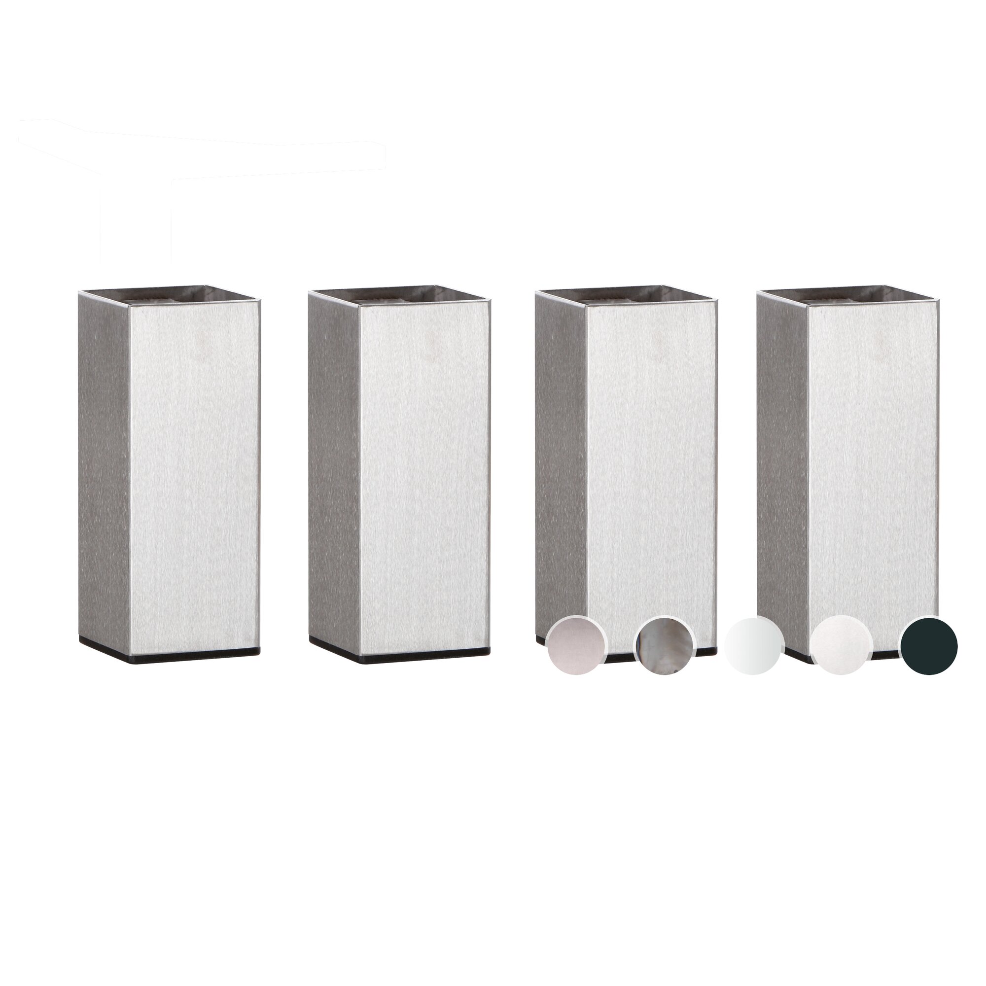 Hasena Füsse Mico 4er-Set / 30 cm / alu