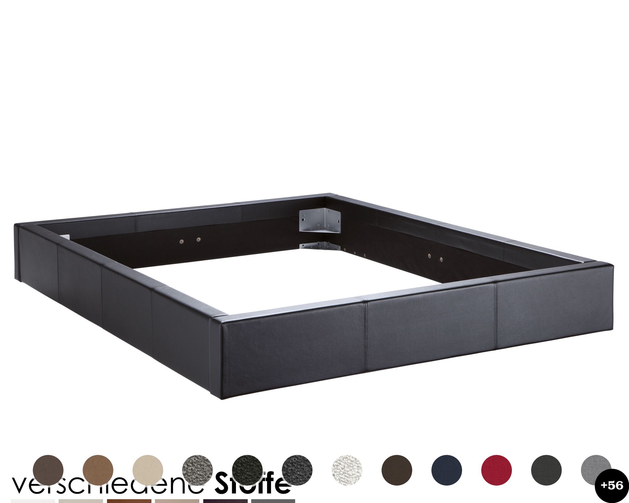 Hasena Dream-Line Bettrahmen Lungo 28/4S 140x200 cm / PK3 Kitana 601 nougat