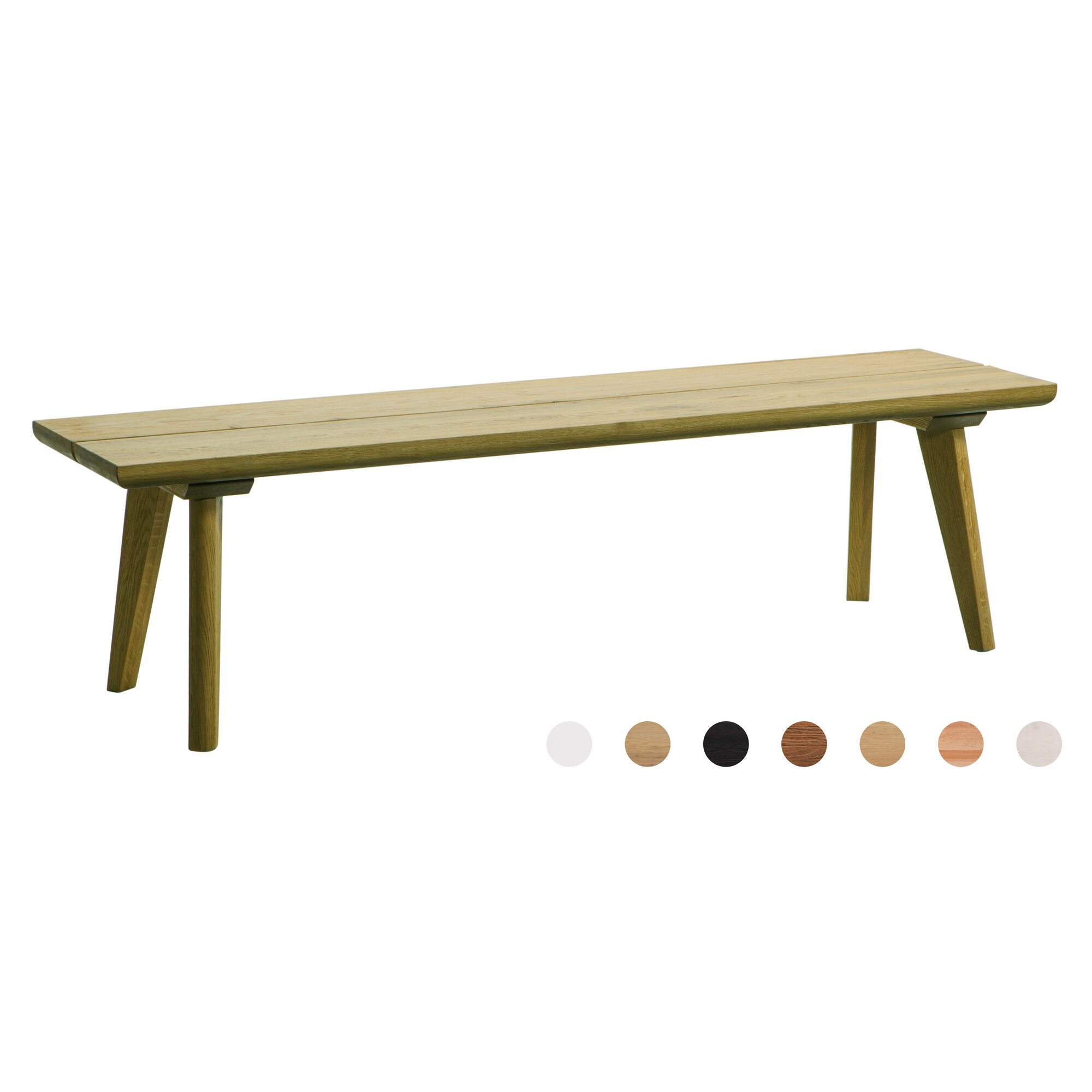 Hasena Bettbank Sola Eiche graphit