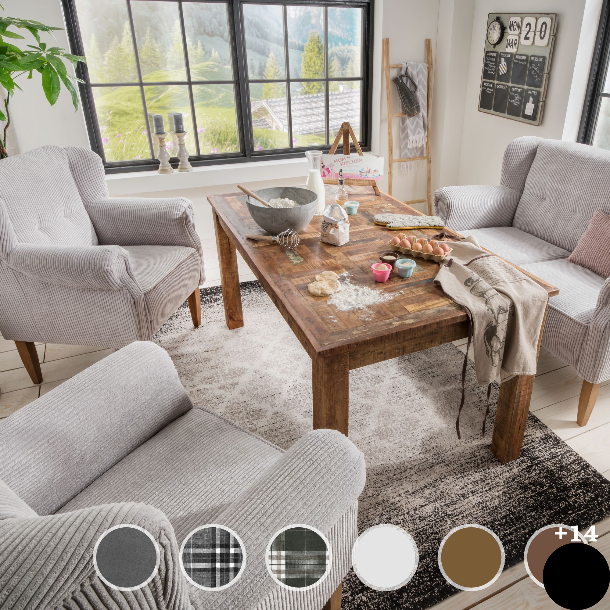 Massivholz »Pavolo« Sessel PK D 9604 / Eiche