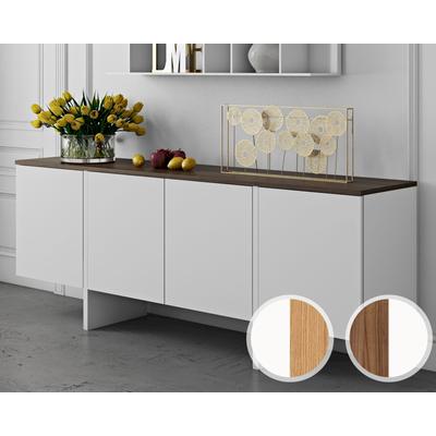 TemaHome »Edge« Sideboard Weiß - Eiche