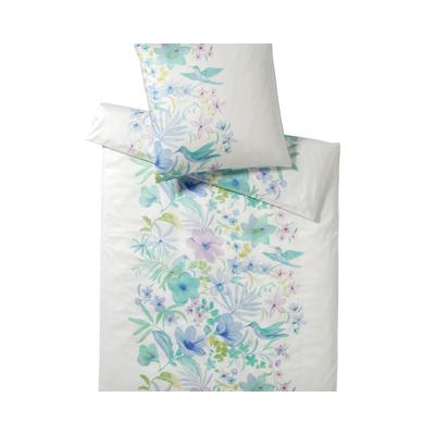 Elegante Satin Bettwäsche »Hawaii« 2207-02 Bettwäsche 155x220 cm + 80x80 cm Image