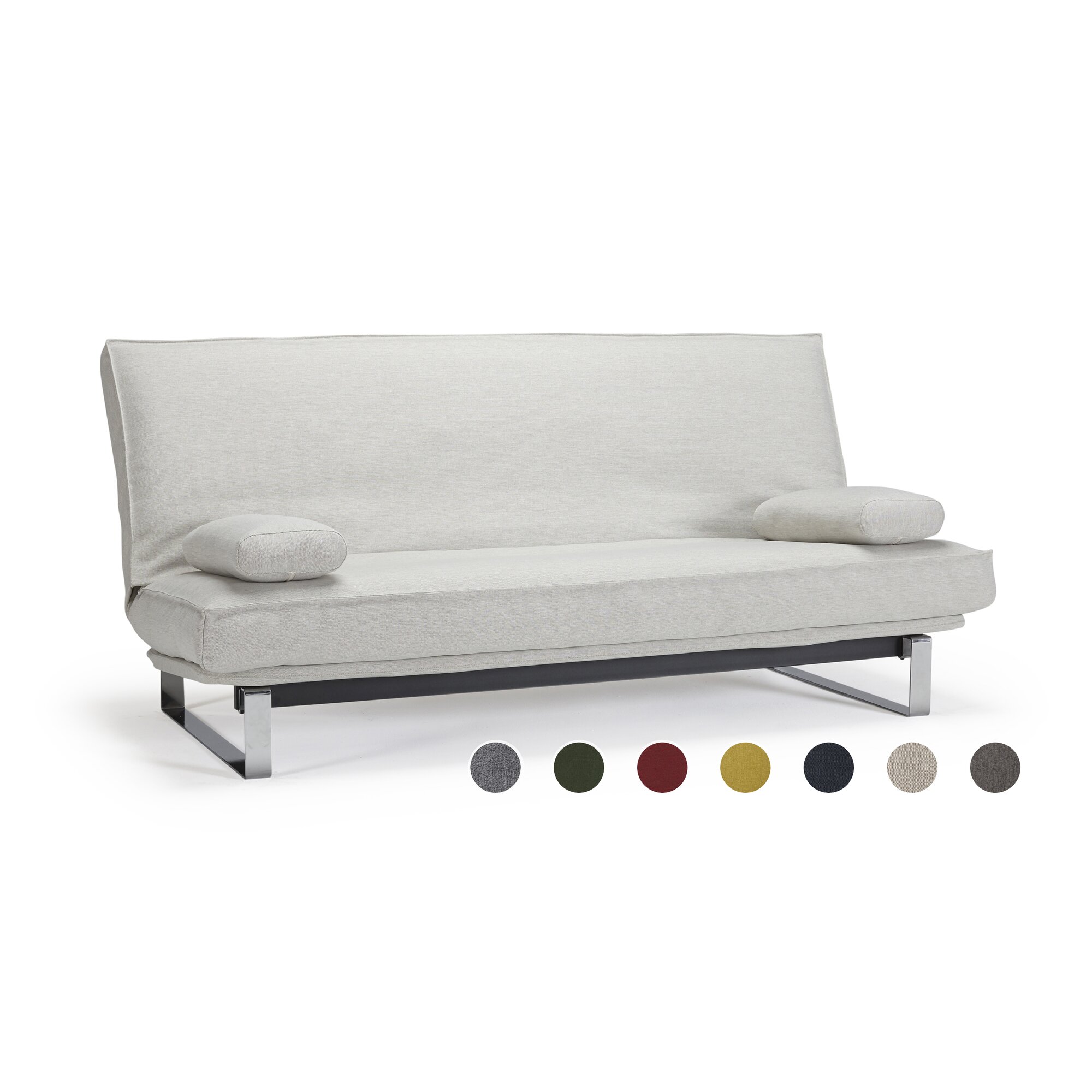 Innovation Minimum Multifunktionales Klappsofa 140x200 cm / 216 Grau / Spring / ohne Bezug