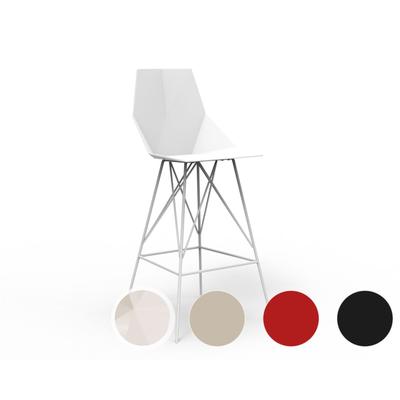 Vondom »FAZ« Outdoor Barhocker Hoch 75 cm / B 50 x H 111 x T 51 cm / Ecru Image