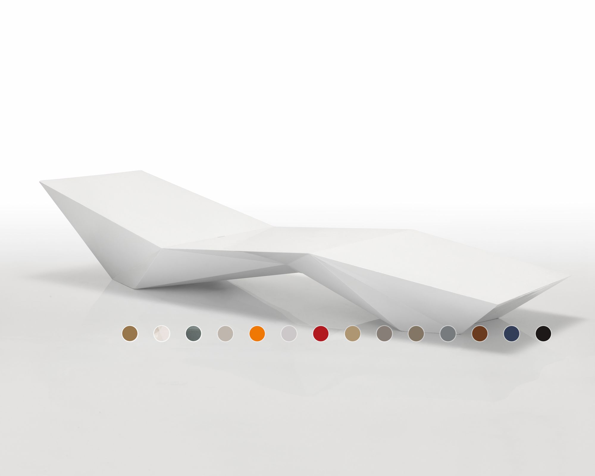 Vondom »FAZ« Outdoor Sonnenliege I Basic matt / Beige