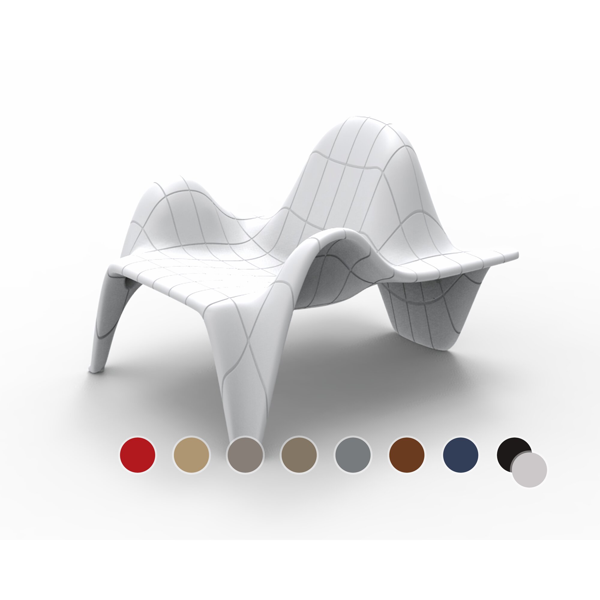 Vondom »F3« Outdoor Sessel Basic matt / Anthracite