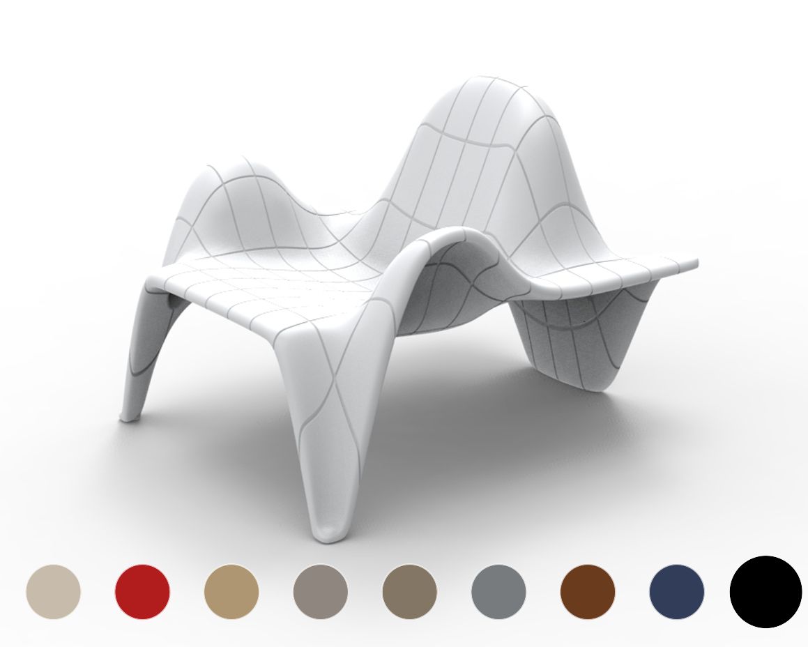 Vondom »F3« Outdoor Sessel Basic matt / Black