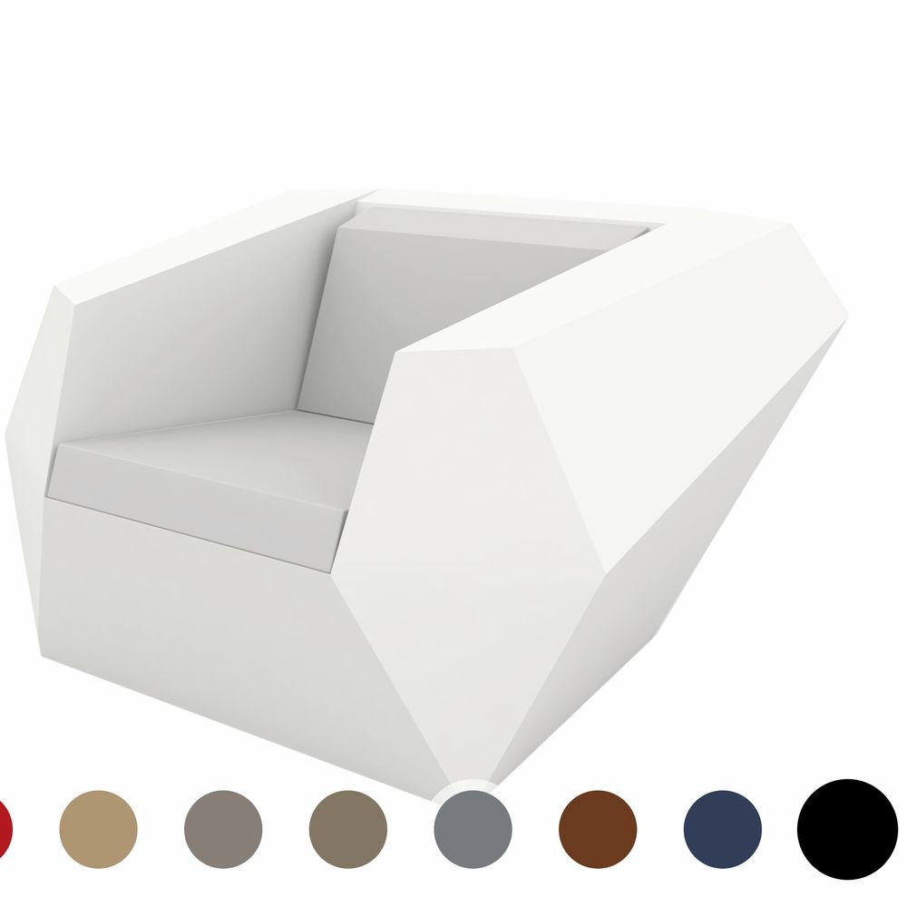 Vondom »FAZ« Outdoor Lounge Sessel Basic Matt / Ecru