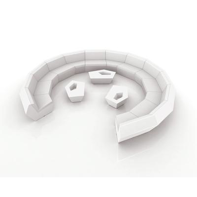 Vondom »FAZ« Outdoor Modul Mittel-Modul / Lackiert Hochglanz / Blau / B 90 x H 70 x T 100 cm Image