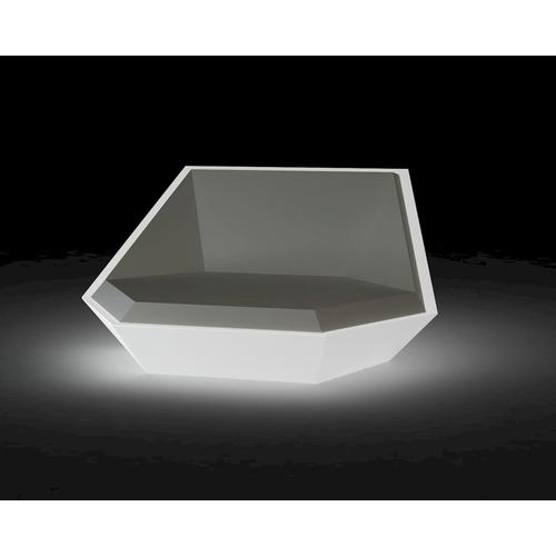 Vondom »FAZ« Outdoor Daybed - LED-Beleuchtung LED RGB / Mit Soundsystem / B 180 x H 90 x T 180 cm