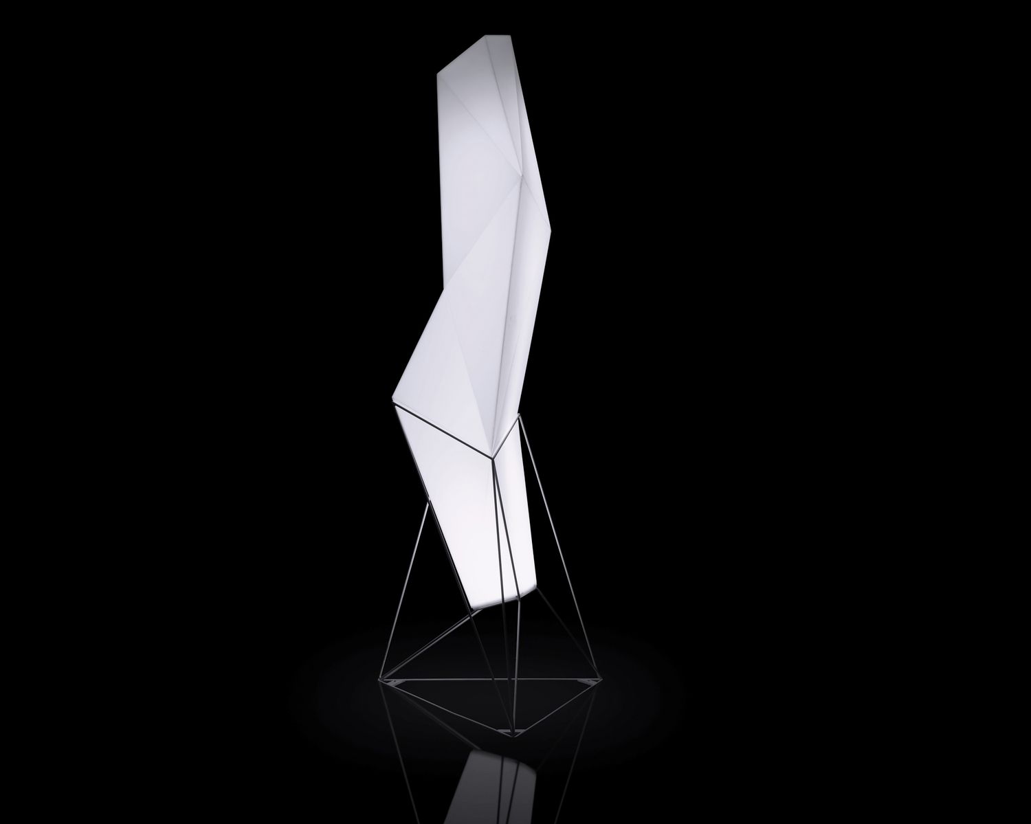 Vondom »FAZ« Outdoor Stehlampe LED Weiss / B 74 x H 220 x T 87 cm