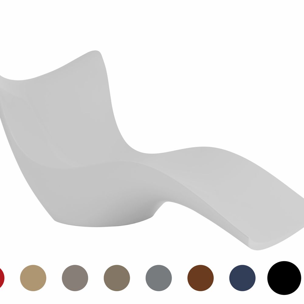 Vondom »SURF« Outdoor Liege Lackiert Hochglanz / Bronze