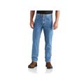 Carhartt Men's Straight Fit Heavyweight 5 Pocket Tapered Leg Jeans, Stonewash SKU - 260649